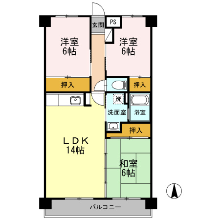 フォレストY'sの間取り