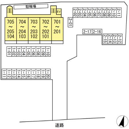 フォレストY'sの区画図