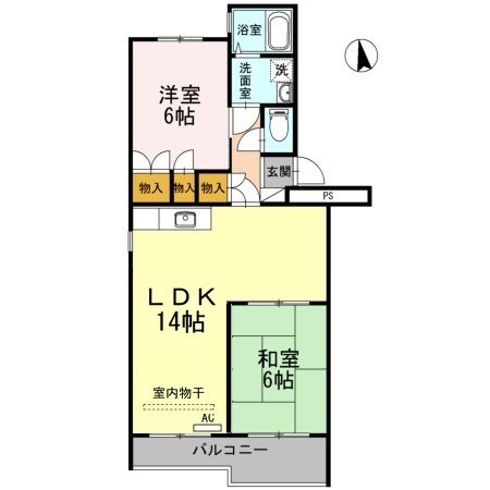 第３桂マンションの間取り