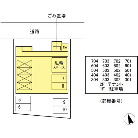 Ｂ－ＯＮＥの区画図
