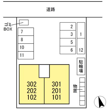 ドルフ南観音の区画図