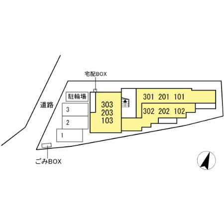 ティアレの区画図