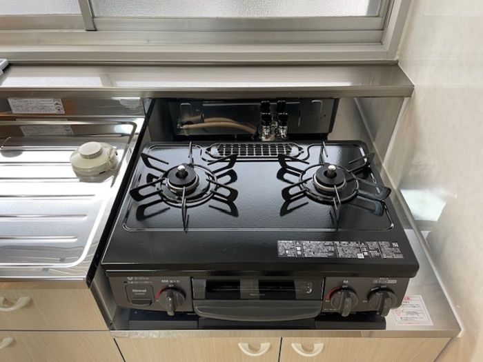 フォルム利松 B棟のその他|備え付けガスコンロ（２口）