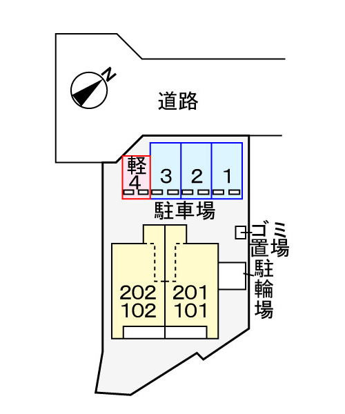 ヤマコウバシの駐車場|駐車場