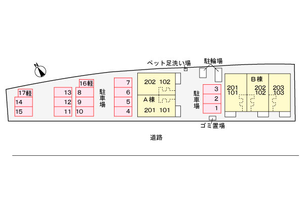 ５ｔｈ　Ａｖｅｎｕｅ　Ａの駐車場|駐車場