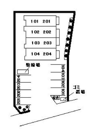 Ｗｅｓｔ　Ａｕｂｅの駐車場|駐車場