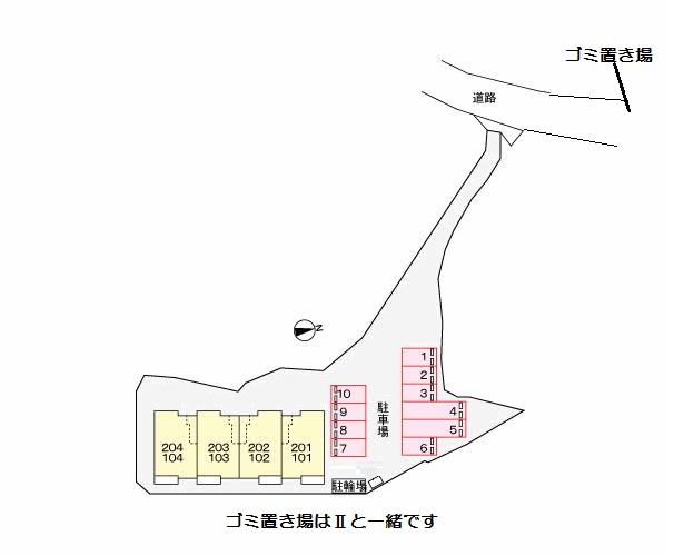 ラピスラズリⅢの駐車場|駐車場
