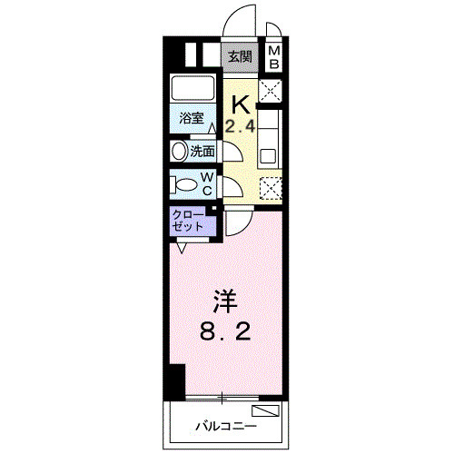 Ｍ＆Ｋ．ホープマンションの間取り|間取図