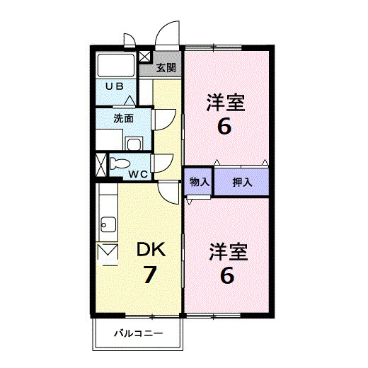 リバ－サイドコ－トの間取り|間取図