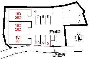ラピスラズリの駐車場|駐車場