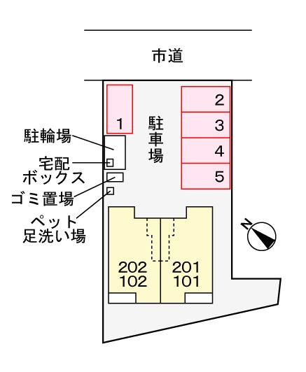 フェリーチェの駐車場|駐車場