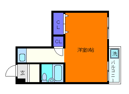 泉マンションの間取り
