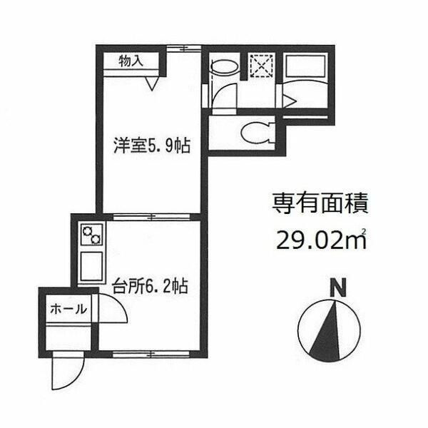 エルミタージュ上板橋の間取り