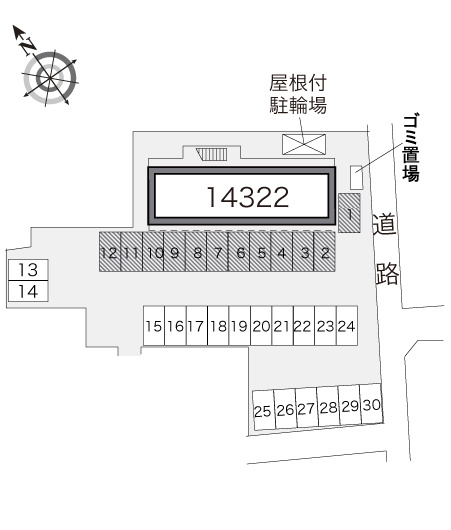 広島市佐伯区五日市６丁目の賃貸マンションの区画図|画像4