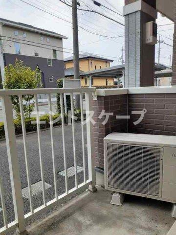 ヴィラフルールＡのバルコニー|高崎、前橋のお部屋探しはエンドスケープまで！お客様の理想お聞かせ下さい♪