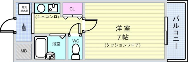 ラフレシア曽根の間取り