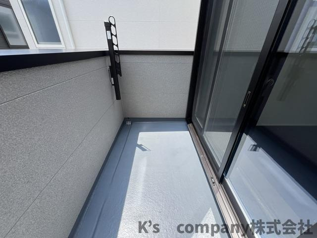 ◎茅ヶ崎市西久保　新築戸建　A棟のバルコニー|2階バルコニー日当たり良好◇◇