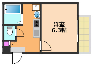 カーサイヌミディーレの間取り