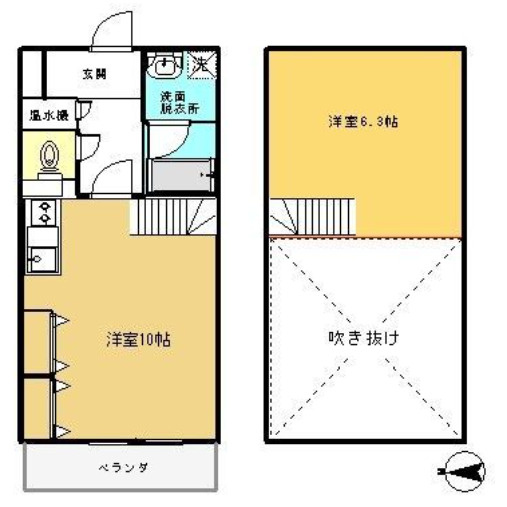 アビテ21の間取り