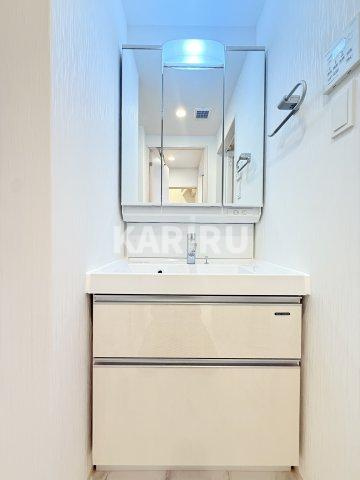 プレジオ城東の洗面所