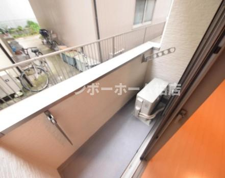 【仲介手数料：50％OFF】対象物件！のバルコニー|広々としたバルコニーです