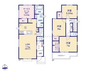 【間取り】 | 名古屋市名東区高針原２丁目707【仲介手数料無料】新築一戸建て