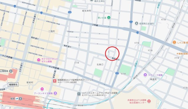 ロワイヤル北条口　　JR「姫路駅」徒歩14分の地図