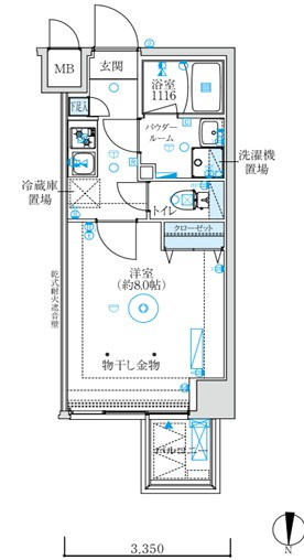 MAXIV練馬TREの間取り