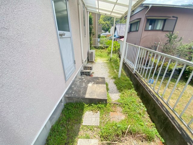 中古戸建の庭