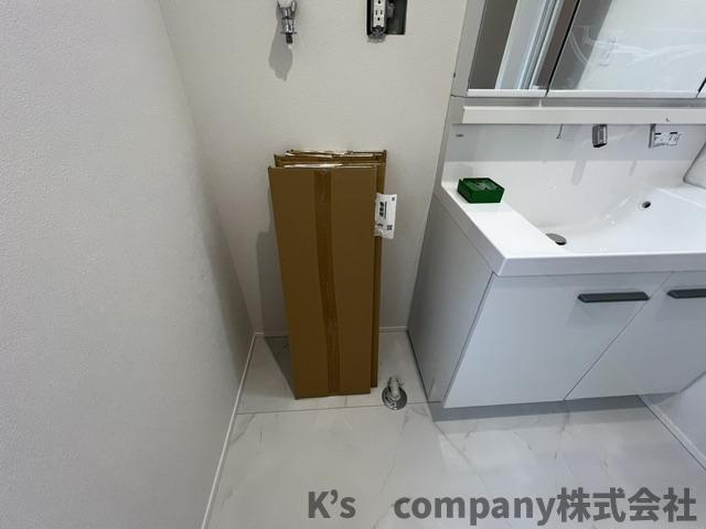 ◎茅ヶ崎市西久保　新築戸建　B棟のランドリースペース|洗濯機置き場♪