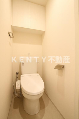 【トイレ】 | プレミアムキューブG西大井 | 落ち着いたトイレです