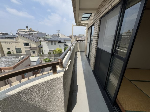 エクロール北久のバルコニー