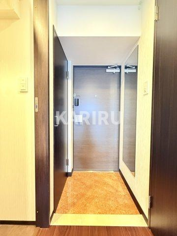 プレジオ城東の玄関