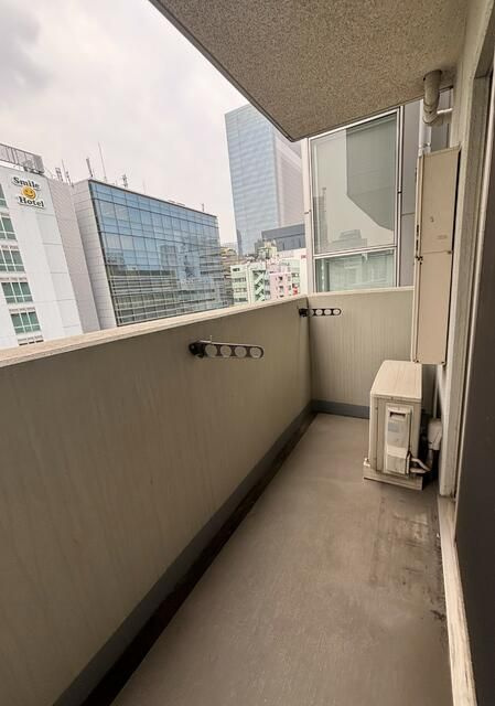 エルフラット三田のバルコニー