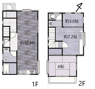 【間取り】 | 西大沼2丁目　一戸建て♪ | 間取り図