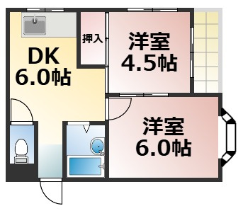 【間取り】 | シャトー村井　仲介手数料無料