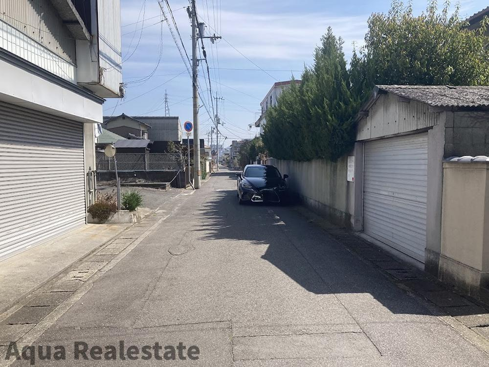 オール電化デザイナーズハウス丸亀市前塩屋町②の前面道路含む現地写真|前面道路含む現地写真です