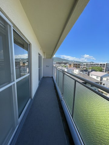 日商岩井芦屋マンションのバルコニー|バルコニーも広いです