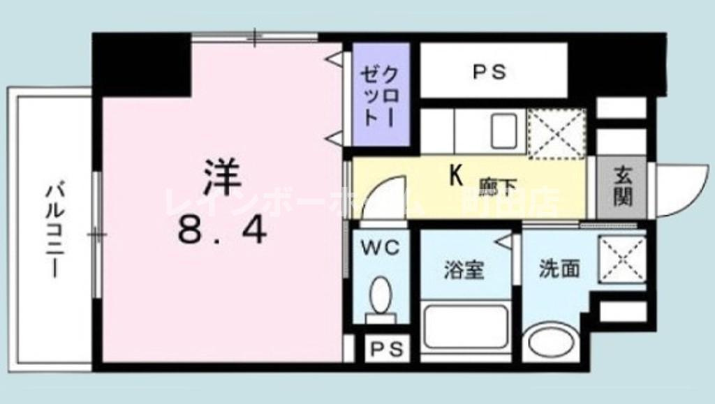 アベリア※初期費用分割あと払いサービス利用可能物件の間取り