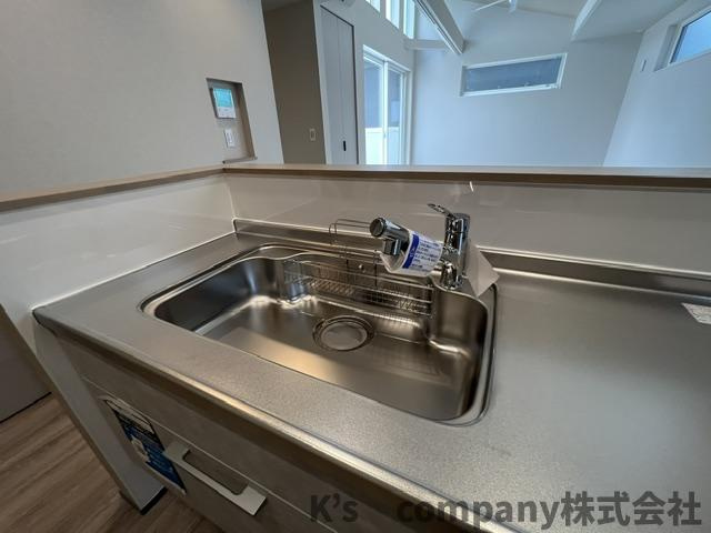 ◎茅ヶ崎市西久保　新築戸建　C棟のキッチン|キッチンシンク♪