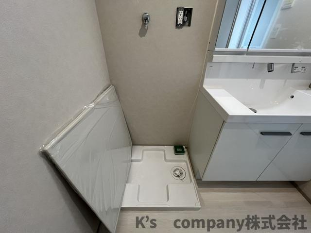 ◎茅ヶ崎市西久保　新築戸建　C棟のランドリースペース|洗濯機置き場♪