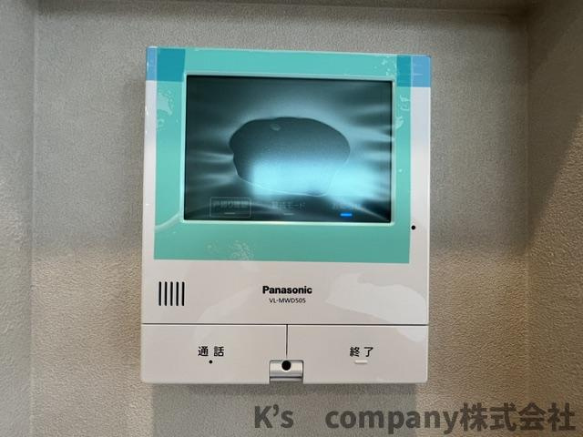 ◎茅ヶ崎市西久保　新築戸建　C棟のセキュリティ|訪問者の顔が見えて安心です♪