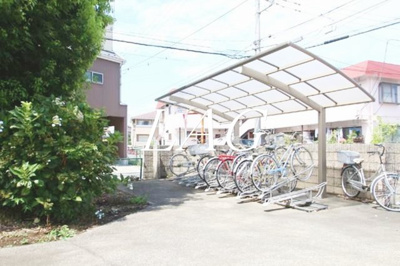 【その他共用部分】 | ハイツＦ | 駐輪場です。