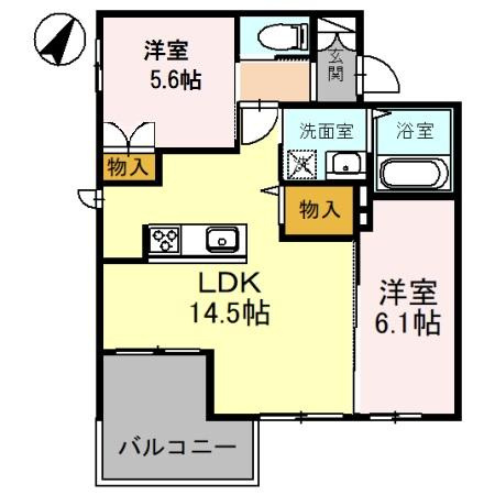 LOOP RECIDENCEの間取り