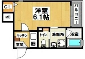 【間取り】 | ルミエール栄橋