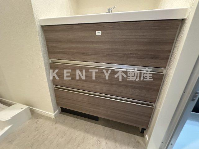 【洗面所】 | パークアクシス大森 | 忙しい朝には欠かせない洗面所です