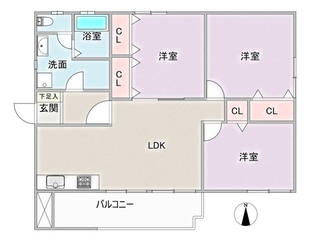 有松グリーンハイツの間取り