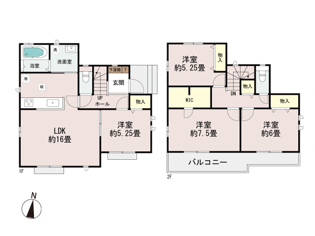 【参考プラン】 | 川越市上戸　建築条件無売地　全7区画　(ふじみ野店) | 建物参考プラン／面積98.12平米(29.68坪)
参考プラン建物価格／1400万円
※内訳については変更になる場合があります。参考プラン価格は目安となります。