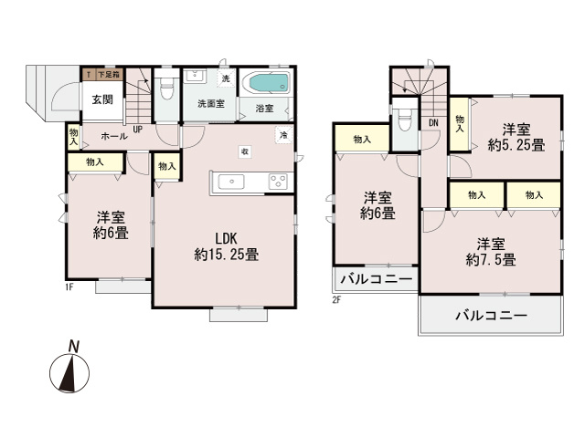 【参考プラン】 | 川越市上戸　建築条件無売地　全7区画　(ふじみ野店) | 建物参考プラン／面積96.87平米(28.30坪)
参考プラン建物価格／1400万円
※内訳については変更になる場合があります。参考プラン価格は目安となります。
