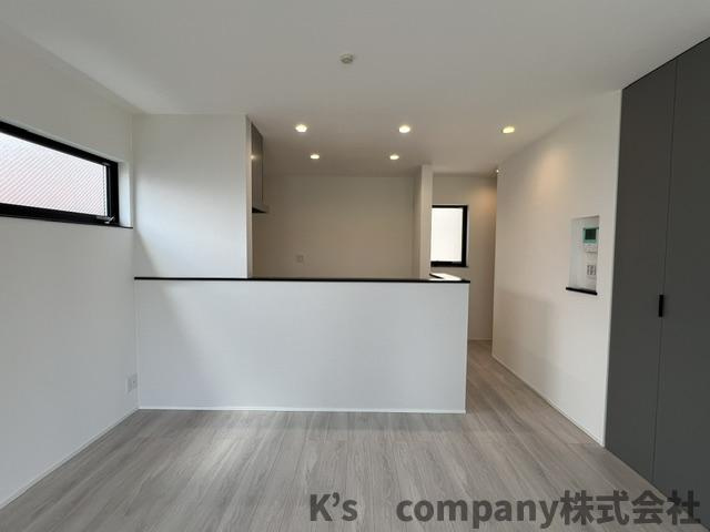 ◎茅ヶ崎市西久保　新築戸建　D棟のキッチン|全体を見わたせる対面式キッチン♪
